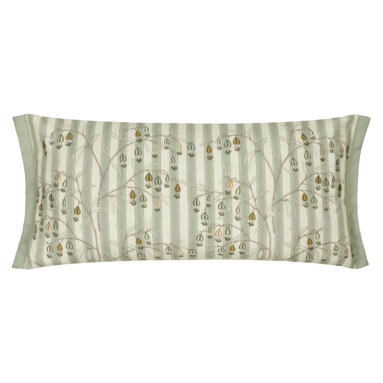 Chinese Lanterns Sage Cushion - Just Fabrics