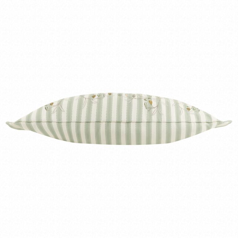 Chinese Lanterns Sage Cushion - Just Fabrics