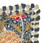 Cray Indigo / Berry Cushion - Just Fabrics