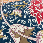 Cray Indigo / Berry Cushion - Just Fabrics