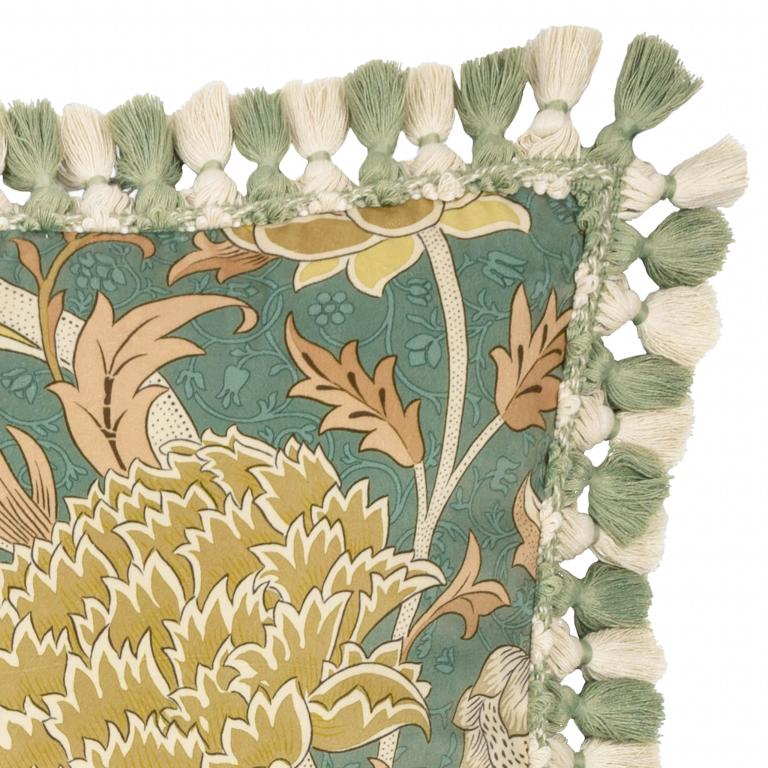 Cray Sage / Sunflower Cushion - Just Fabrics