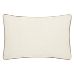 Marigold Embroidered Stone Cushion - Just Fabrics