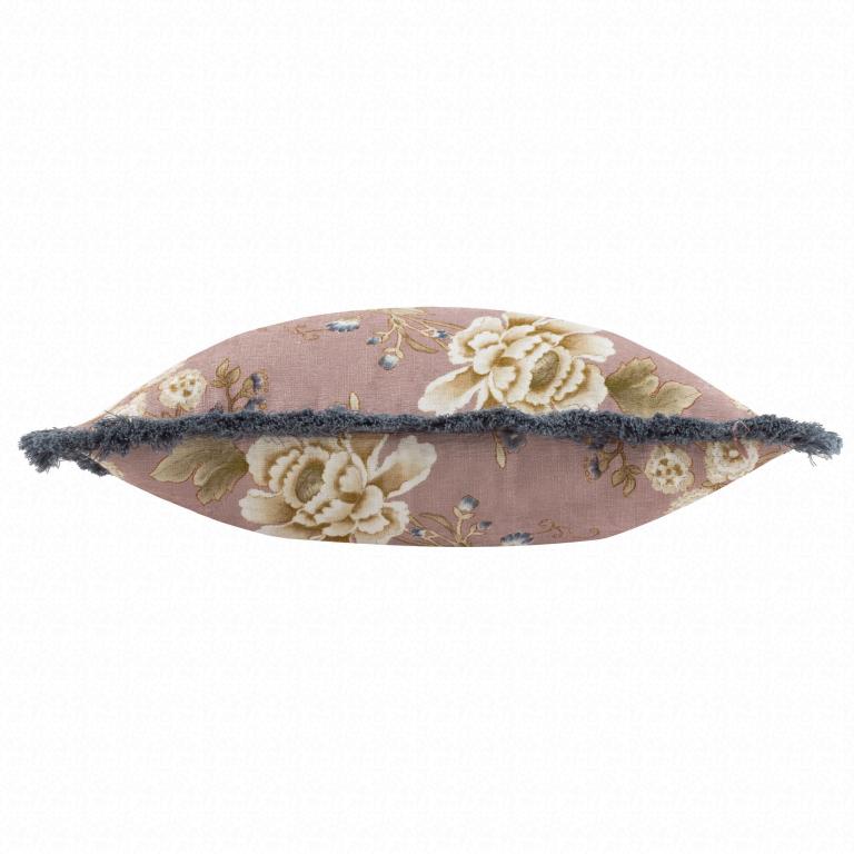 Porcelain Garden Blush Cushion - Just Fabrics