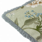 Porcelain Garden Sage Cushion - Just Fabrics