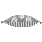 Sessile Leaf Delph Blue Cushion - Just Fabrics