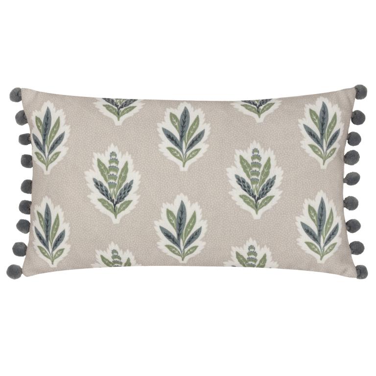 Sessile Leaf Flax Cushion - Just Fabrics