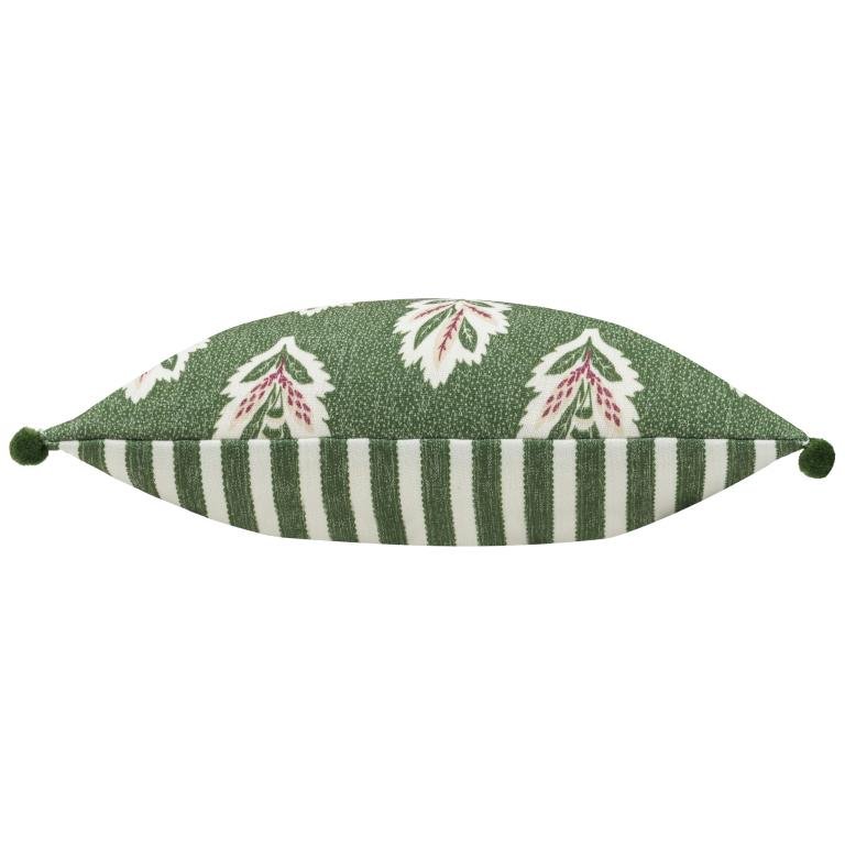 Sessile Leaf Leaf Green Cushion - Just Fabrics