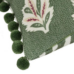 Sessile Leaf Leaf Green Cushion - Just Fabrics