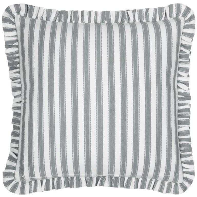 Sessile Leaf Ruffle Flax Cushion - Just Fabrics