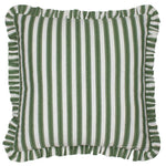 Sessile Leaf Ruffle Leaf Green Cushion - Just Fabrics