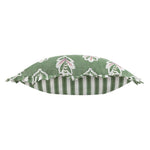 Sessile Leaf Ruffle Leaf Green Cushion - Just Fabrics