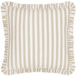 Sessile Leaf Ruffle Sage Cushion - Just Fabrics