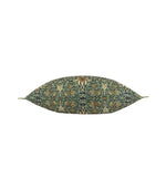 Snakeshead Outdoor Indigo / Leaf Green Cushion - Just Fabrics