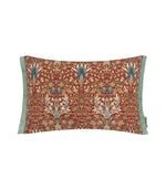 Snakeshead Outdoor Berry / Natural Cushion - Just Fabrics