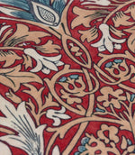 Snakeshead Outdoor Berry / Natural Cushion - Just Fabrics