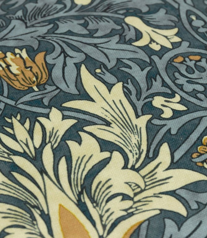 Snakeshead Outdoor Indigo / Stone Cushion - Just Fabrics