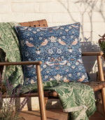 Strawberry Thief Outdoor Indigo - Just Fabrics