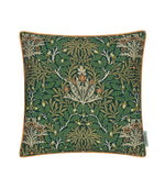 Acorn Multi Outdoor Forest / Leaf Green Cushion - Just Fabrics