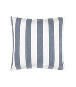Hayle Cotton Outdoor Navy Cushion - Just Fabrics