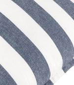 Hayle Cotton Outdoor Navy Cushion - Just Fabrics