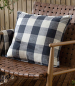 Chesil Outdoor Navy Cushion - Just Fabrics