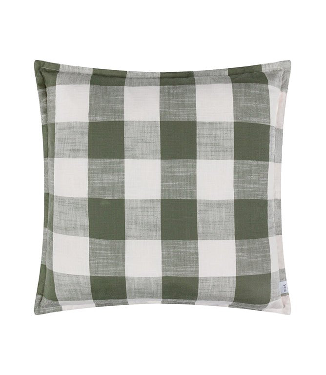 Chesil Outdoor Moss Cushion - Just Fabrics