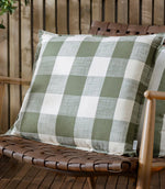 Chesil Outdoor Moss Cushion - Just Fabrics