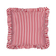 Millie Ruffle Striped Outdoor Candy Red