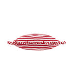 Outdoor Cushions - Millie Ruffle Striped Outdoor Candy Red