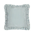 Millie Ruffle Striped Outdoor Duck Egg