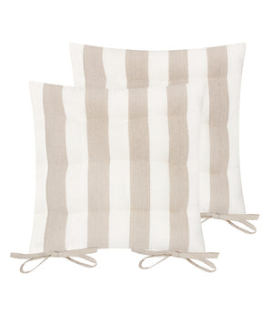 Seat Cushions - Hayle 2 Pack Natural Seat Pad
