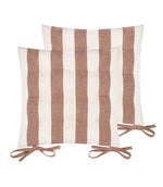 Hayle 2 Pack Pecan Seat Pad - Just Fabrics