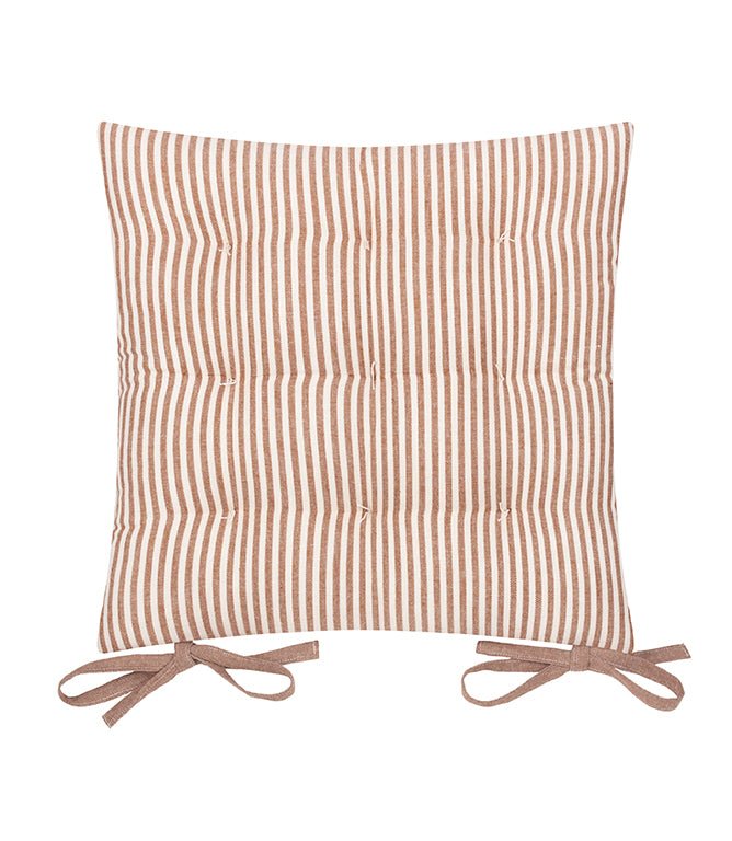 Hayle 2 Pack Pecan Seat Pad - Just Fabrics