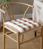 Hayle 2 Pack Pecan Seat Pad - Just Fabrics