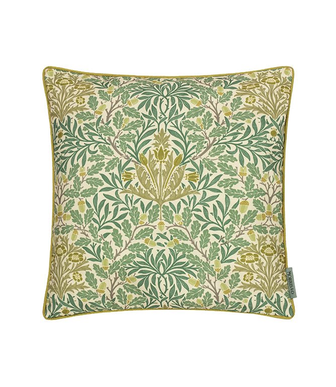 Acorn Multi Outdoor Sage / Stone Cushion - Just Fabrics