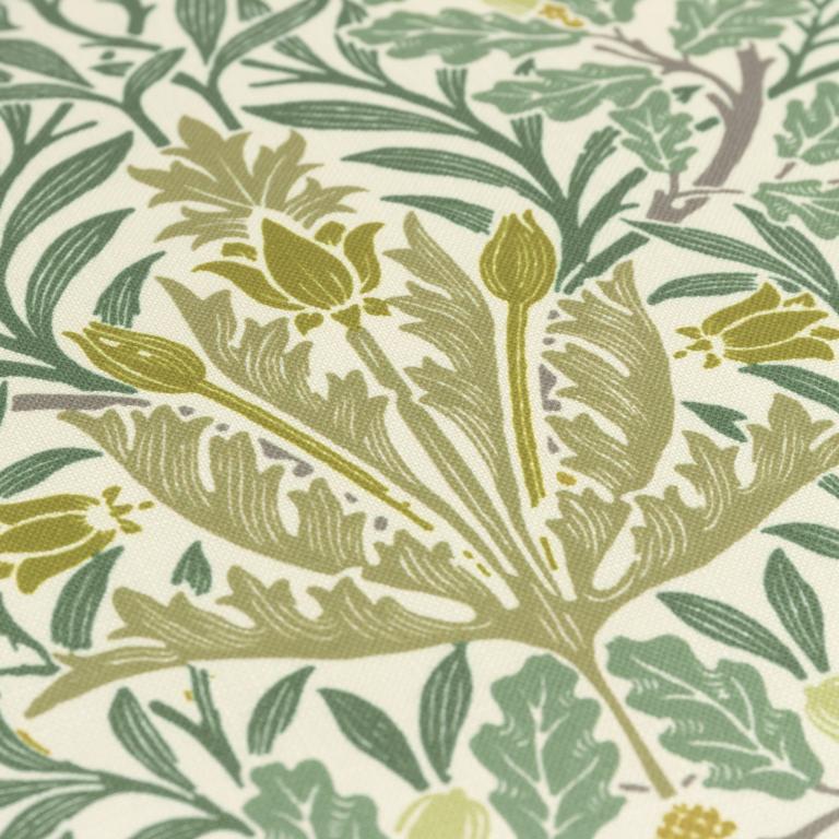 Acorn Multi Outdoor Sage / Stone Cushion - Just Fabrics