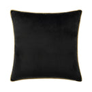 Meridian Black / Gold Velvet Cushion - Just Fabrics