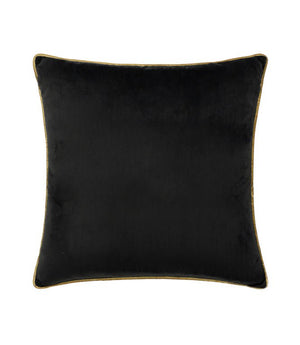 Meridian Black / Gold Velvet Cushion