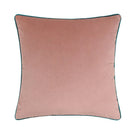 Meridian Blush / Teal Velvet Cushion - Just Fabrics