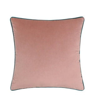 Meridian Blush / Teal Velvet Cushion