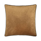 Meridian Caramel / Chocolate Velvet Cushion - Just Fabrics