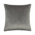 Meridian Charcoal / Dove Velvet Cushion