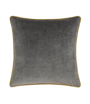 Meridian Charcoal / Moss Velvet Cushion
