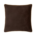 Meridian Chocolate / Caramel Velvet Cushion