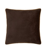 Meridian Chocolate / Caramel Velvet Cushion - Just Fabrics