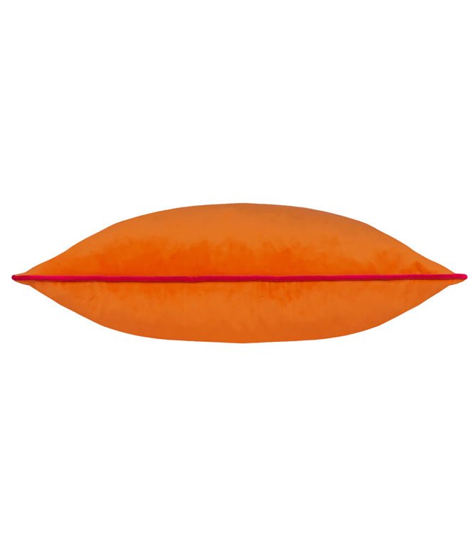 Meridian Clementine / Hot Pink Velvet Cushion - Just Fabrics