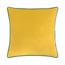 Meridian Cylon / Teal Velvet Cushion - Just Fabrics