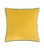Meridian Cylon / Teal Velvet Cushion - Just Fabrics
