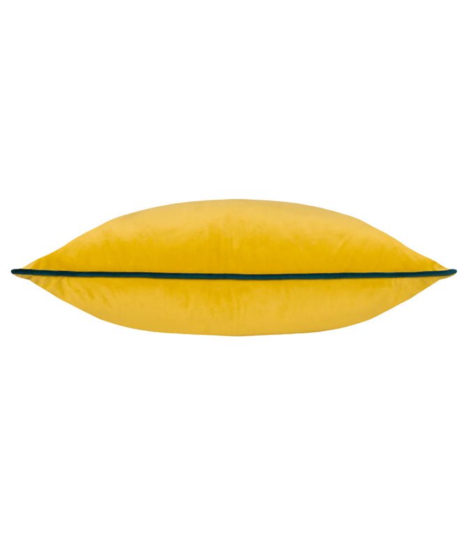 Meridian Cylon / Teal Velvet Cushion - Just Fabrics