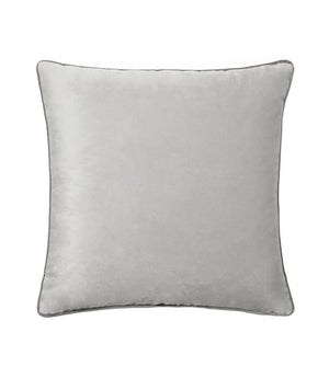 Meridian Dove / Charcoal Velvet Cushion